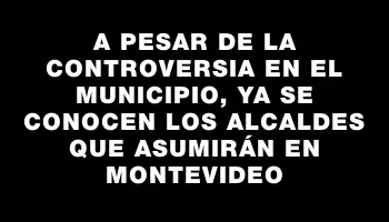 A pesar de la controversia en el municipio, ya se conocen los alcaldes que asumirán en Montevideo