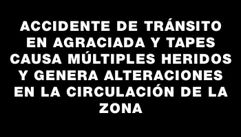 Accidente de tránsito en Agraciada y Tapes causa múltiples heridos y genera alteraciones en la circulación de la zona