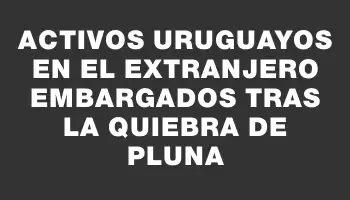 Activos uruguayos en el extranjero embargados tras la quiebra de Pluna