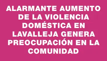 Alarmante aumento de la violencia doméstica en Lavalleja genera preocupación en la comunidad