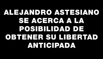 Alejandro Astesiano se acerca a la posibilidad de obtener su libertad anticipada