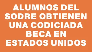 Alumnos del Sodre obtienen una codiciada beca en Estados Unidos