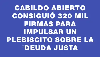 Cabildo Abierto consiguió 320 mil firmas para impulsar un plebiscito sobre la 