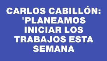 Carlos Cabillón: 