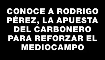 Conoce a Rodrigo Pérez, la apuesta del Carbonero para reforzar el mediocampo