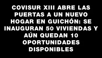 Covisur Xiii abre las puertas a un nuevo hogar en Guichón: se inauguran 50 viviendas y aún quedan 10 oportunidades disponibles