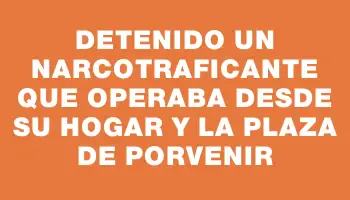 Detenido un narcotraficante que operaba desde su hogar y la plaza de Porvenir