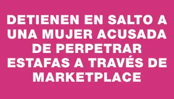 Detienen en Salto a una mujer acusada de perpetrar estafas a través de Marketplace