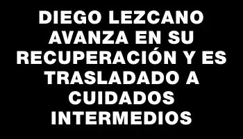 Diego Lezcano avanza en su recuperación y es trasladado a cuidados intermedios