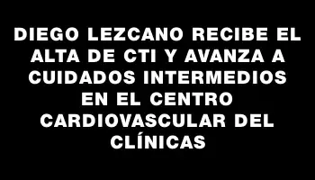 Diego Lezcano recibe el alta de Cti y avanza a cuidados intermedios en el Centro Cardiovascular del Clínicas