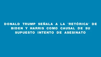 Donald Trump señala a la 