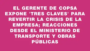 El gerente de Copsa expone 