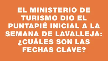 El Ministerio de Turismo dio el puntapié inicial a la Semana de Lavalleja: ¿Cuáles son las fechas clave?