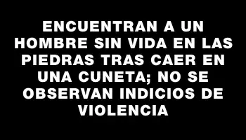Encuentran a un hombre sin vida en Las Piedras tras caer en una cuneta; no se observan indicios de violencia
