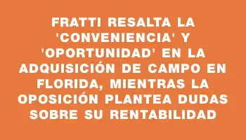 Fratti resalta la 