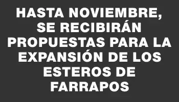 Hasta noviembre, se recibirán propuestas para la expansión de los Esteros de Farrapos