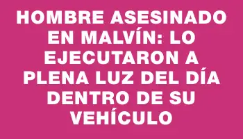 Hombre asesinado en Malvín: lo ejecutaron a plena luz del día dentro de su vehículo