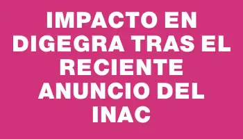 Impacto en Digegra tras el reciente anuncio del Inac