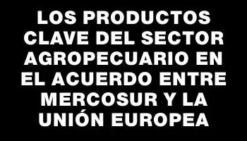 Los productos clave del sector agropecuario en el acuerdo entre Mercosur y la Unión Europea