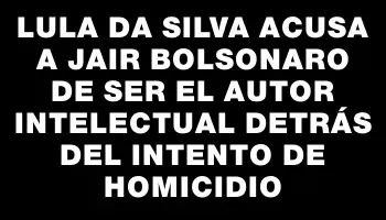 Lula da Silva acusa a Jair Bolsonaro de ser el autor intelectual detrás del intento de homicidio