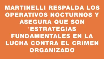 Martinelli respalda los operativos nocturnos y asegura que son 