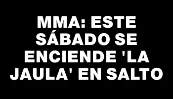 Mma: Este sábado se enciende “La Jaula” en Salto