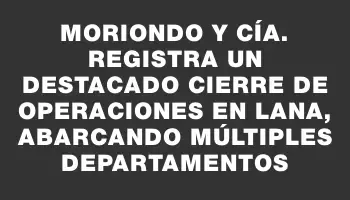 Moriondo y Cía. registra un destacado cierre de operaciones en lana, abarcando múltiples departamentos