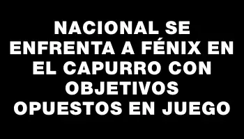 Nacional se enfrenta a Fénix en el Capurro con objetivos opuestos en juego