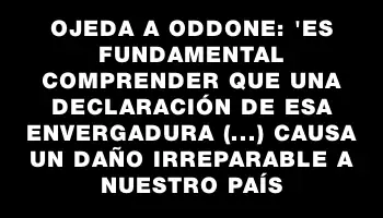 Ojeda a Oddone: 