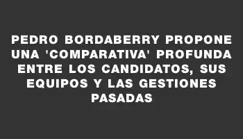 Pedro Bordaberry propone una 