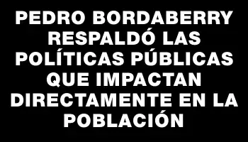 Pedro Bordaberry respaldó las políticas públicas que impactan directamente en la población