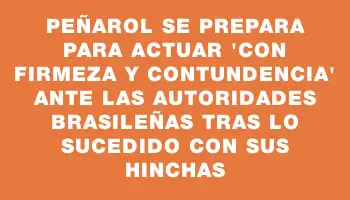 Peñarol se prepara para actuar 