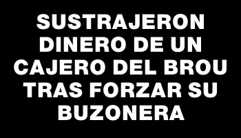 Sustrajeron dinero de un cajero del Brou tras forzar su buzonera