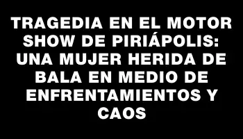 Tragedia en el Motor Show de Piriápolis: una mujer herida de bala en medio de enfrentamientos y caos