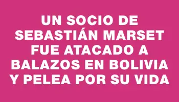 Un socio de Sebastián Marset fue atacado a balazos en Bolivia y pelea por su vida