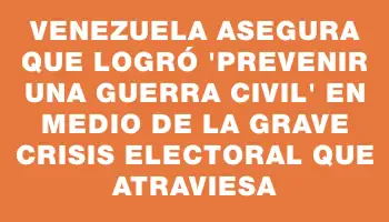 Venezuela asegura que logró 